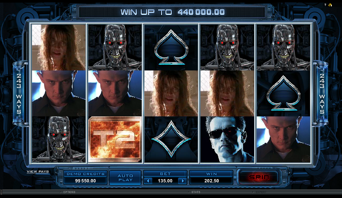Игровой автомат Terminator 2 - любимый фильм поможет заработать в казино Вулкан Старс