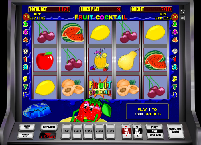 Игровой автомат Fruit Cocktail — идеальные выигрыши на сайт Вулкан 24 онлайн