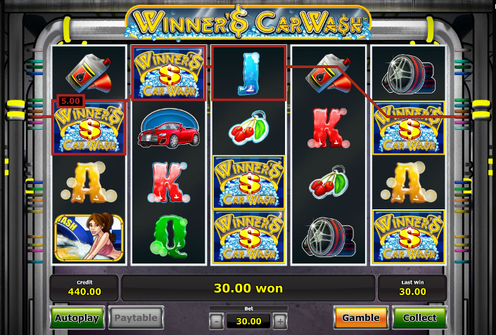 Выиграй на сайт казино Вулкан 24 в игровой автомат Winner's Car Wash