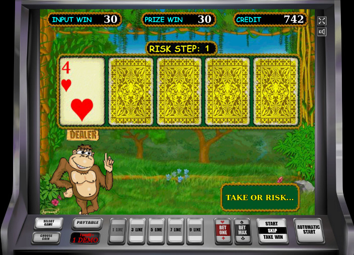 Игровой автомат Crazy Monkey - классические слоты в онлайн казино Вулкан Россия