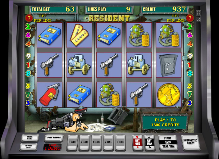 Игровой автомат Resident — играть в казино Адмирал Х, быстрая регистрация