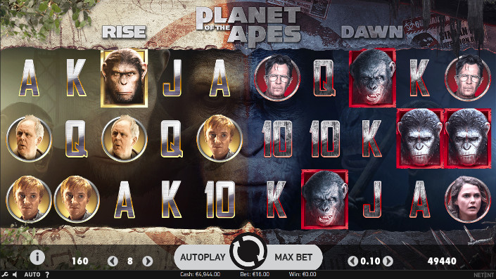 Игровой автомат Planet of the Apes — попробуй удачу в Эльдорадо казино