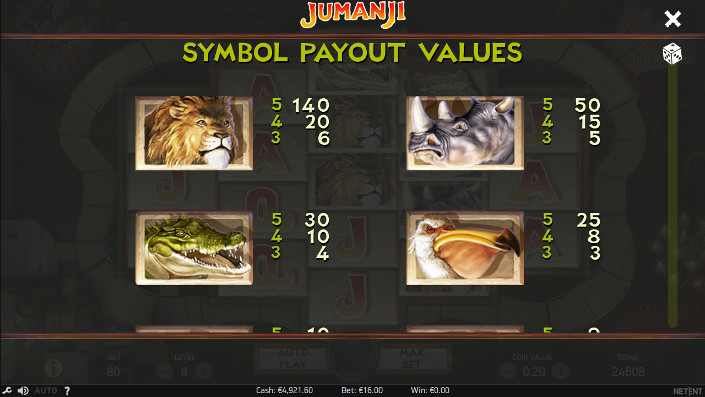 Игровой автомат Jumanji - в казино Плей Фортуна хорошая отдача