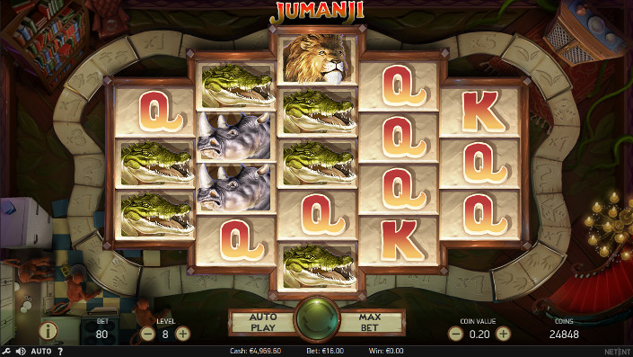 Игровой автомат Jumanji — в казино Плей Фортуна хорошая отдача