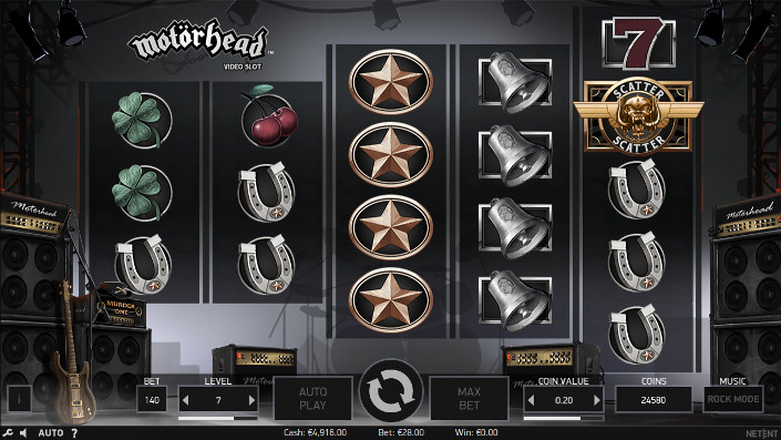 Игровой автомат Motorhead — на зеркало Вулкан Вегас казино играть